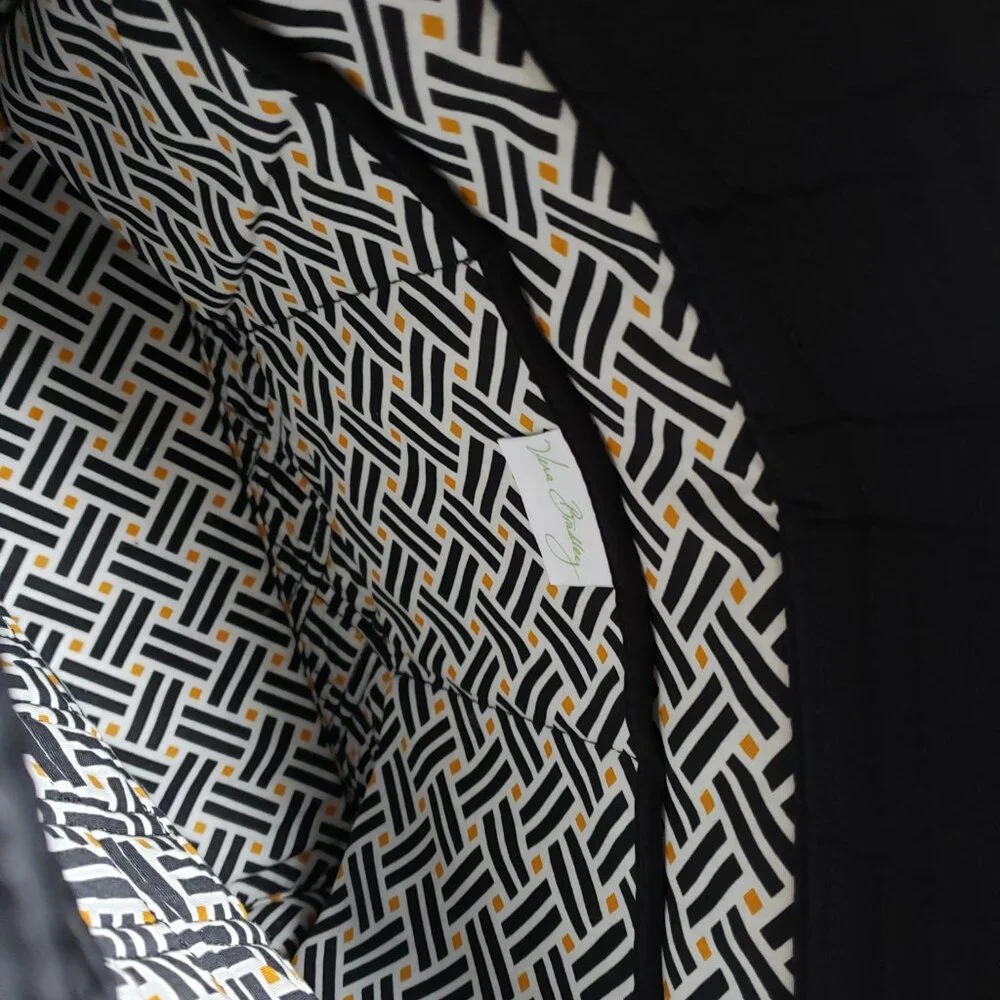 Vera Bradley Classic Black Tote - Picture 9 of 14